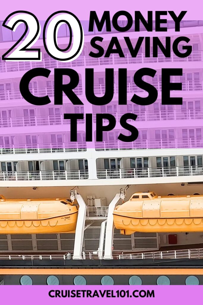 how to save money on a cruise