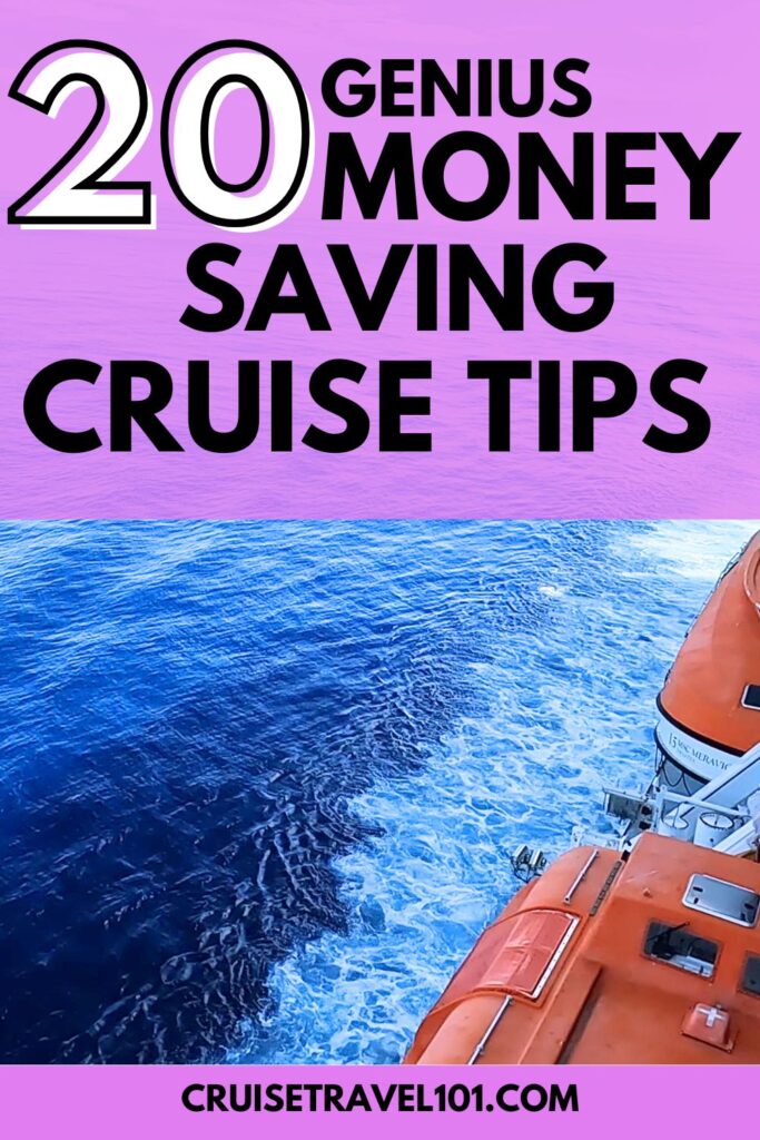 how to save money on a cruise